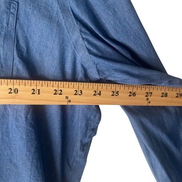 Lauren Ralph Lauren Black Label XL Soft Washed Stretch Long Sleeve Button Up - Picture 6 of 7